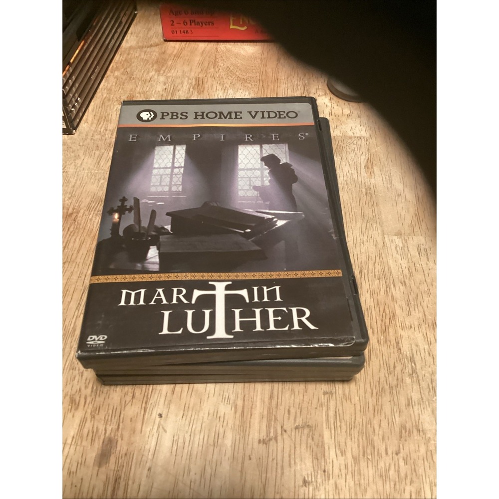 Empires Martin Luther DVD 2003 PBS Home Video Liam Neeson History Documentary